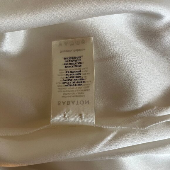 NWT Aritzia Babaton Sable Satin Shirt - Picture 5 of 5